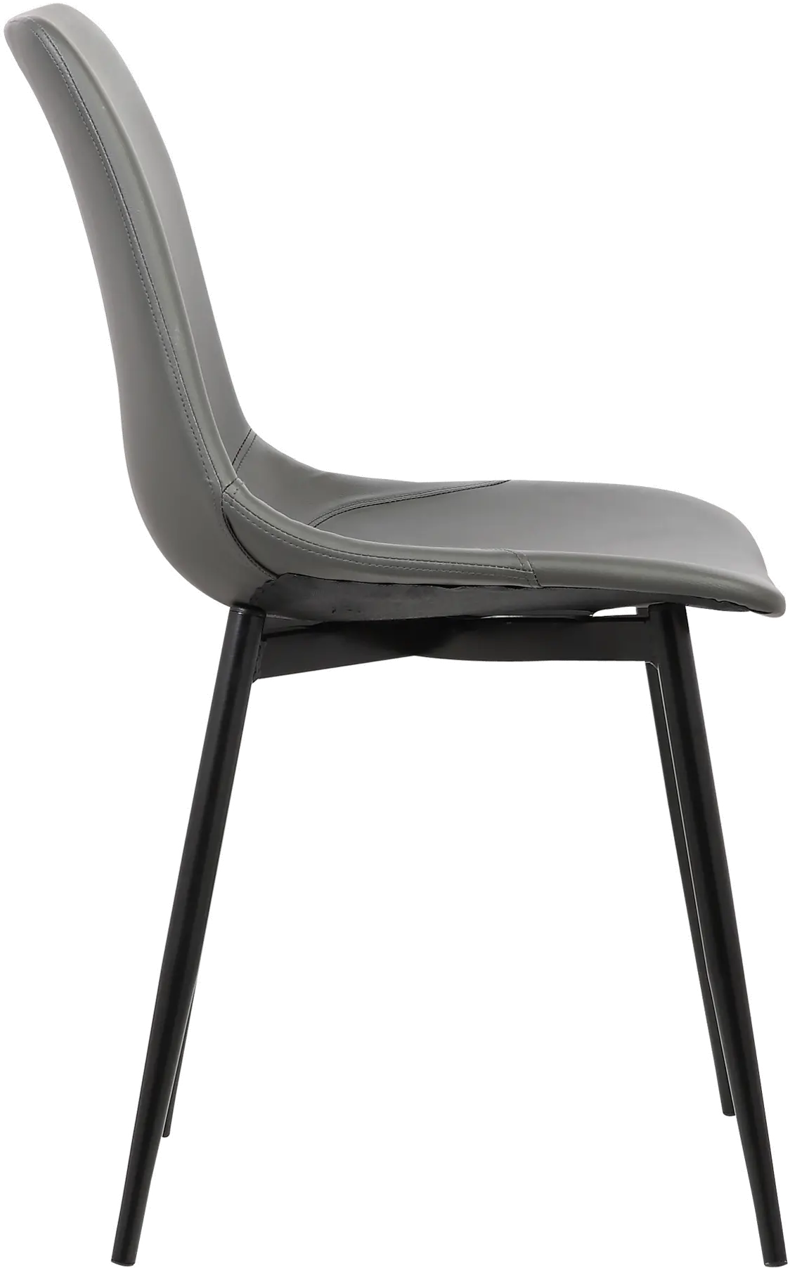 Contemporary Gray Upholstered Dining Room Chair - Monte-4