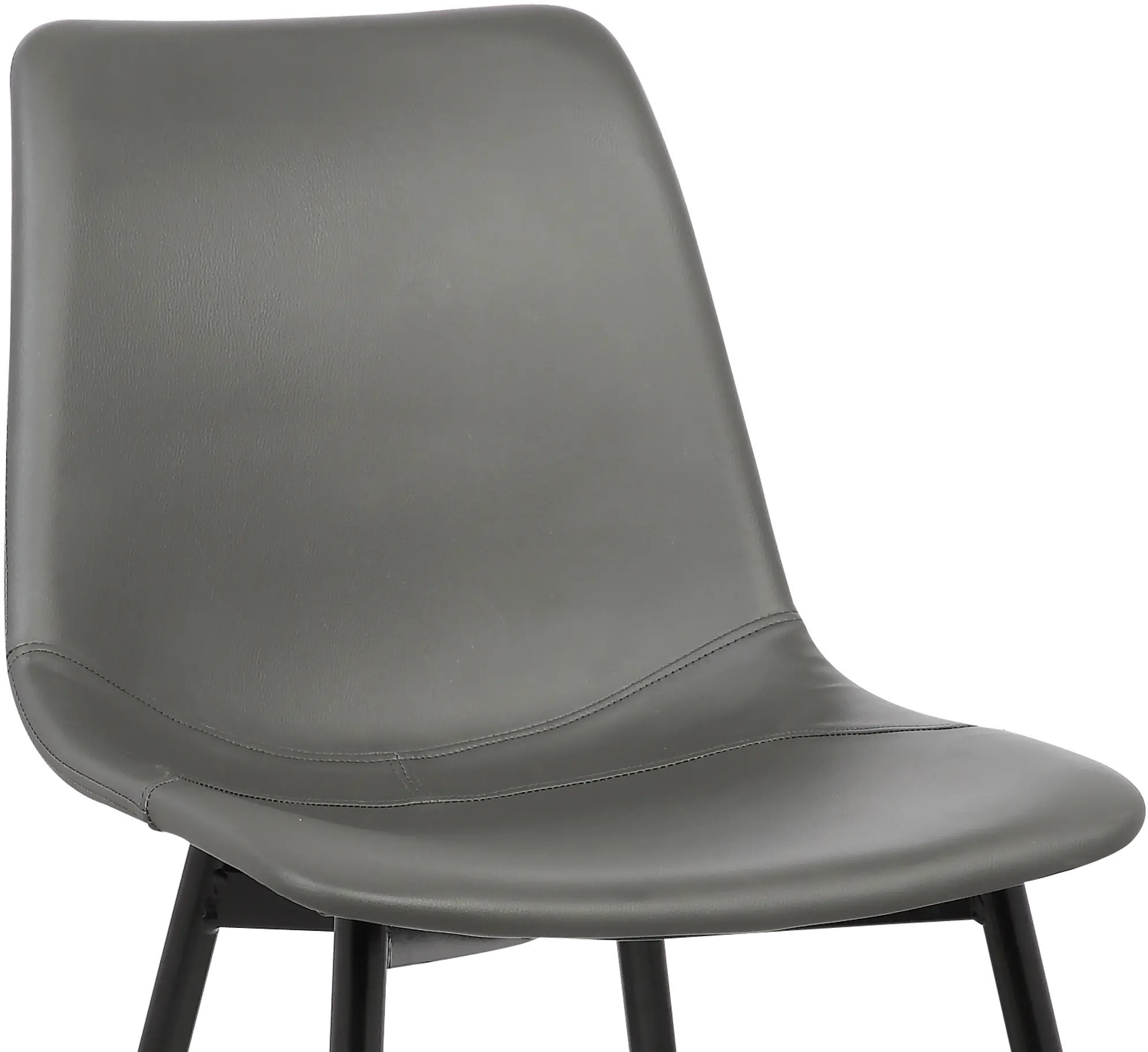 Contemporary Gray Upholstered Dining Room Chair - Monte-6