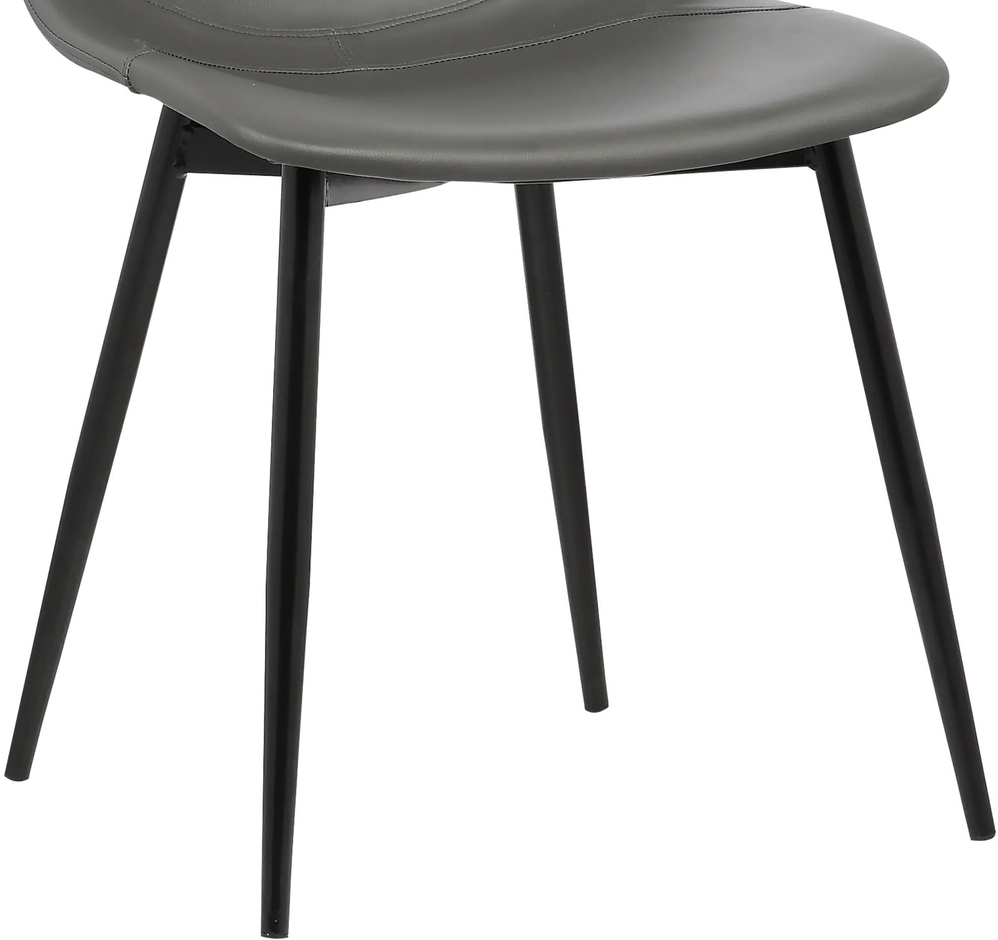 Contemporary Gray Upholstered Dining Room Chair - Monte-7