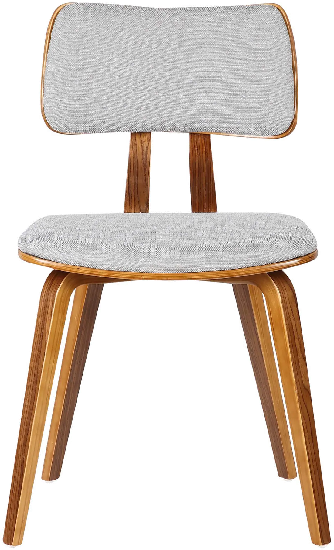 Mid Century Modern Light Gray Upholstered Dining Room Chair - Jaguar-3