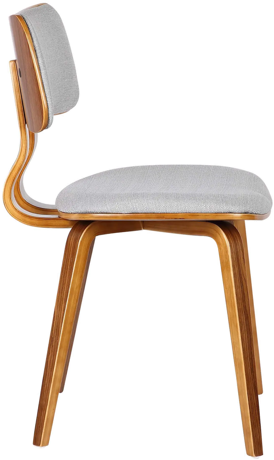 Mid Century Modern Light Gray Upholstered Dining Room Chair - Jaguar-4