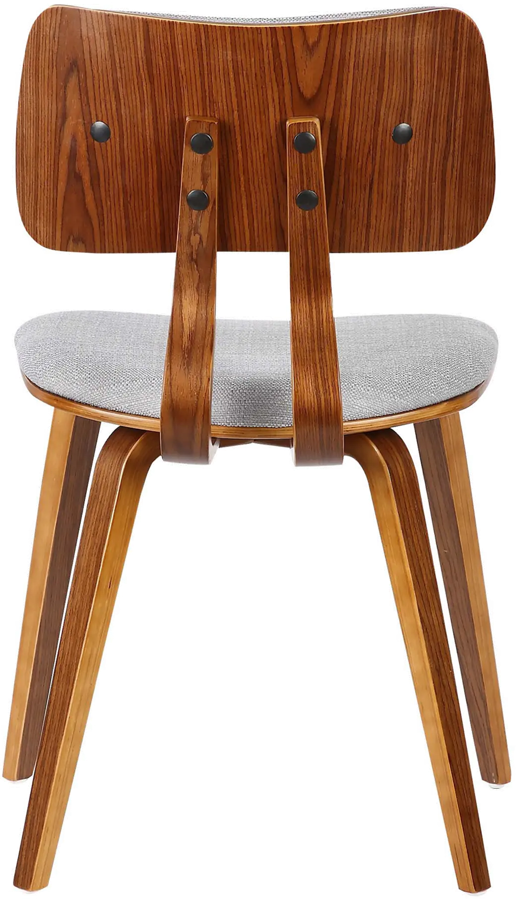 Mid Century Modern Light Gray Upholstered Dining Room Chair - Jaguar-5