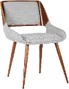 Panda Gray Upholstered Dining Room Chair