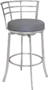 Viper Gray Swivel Counter Height Stool