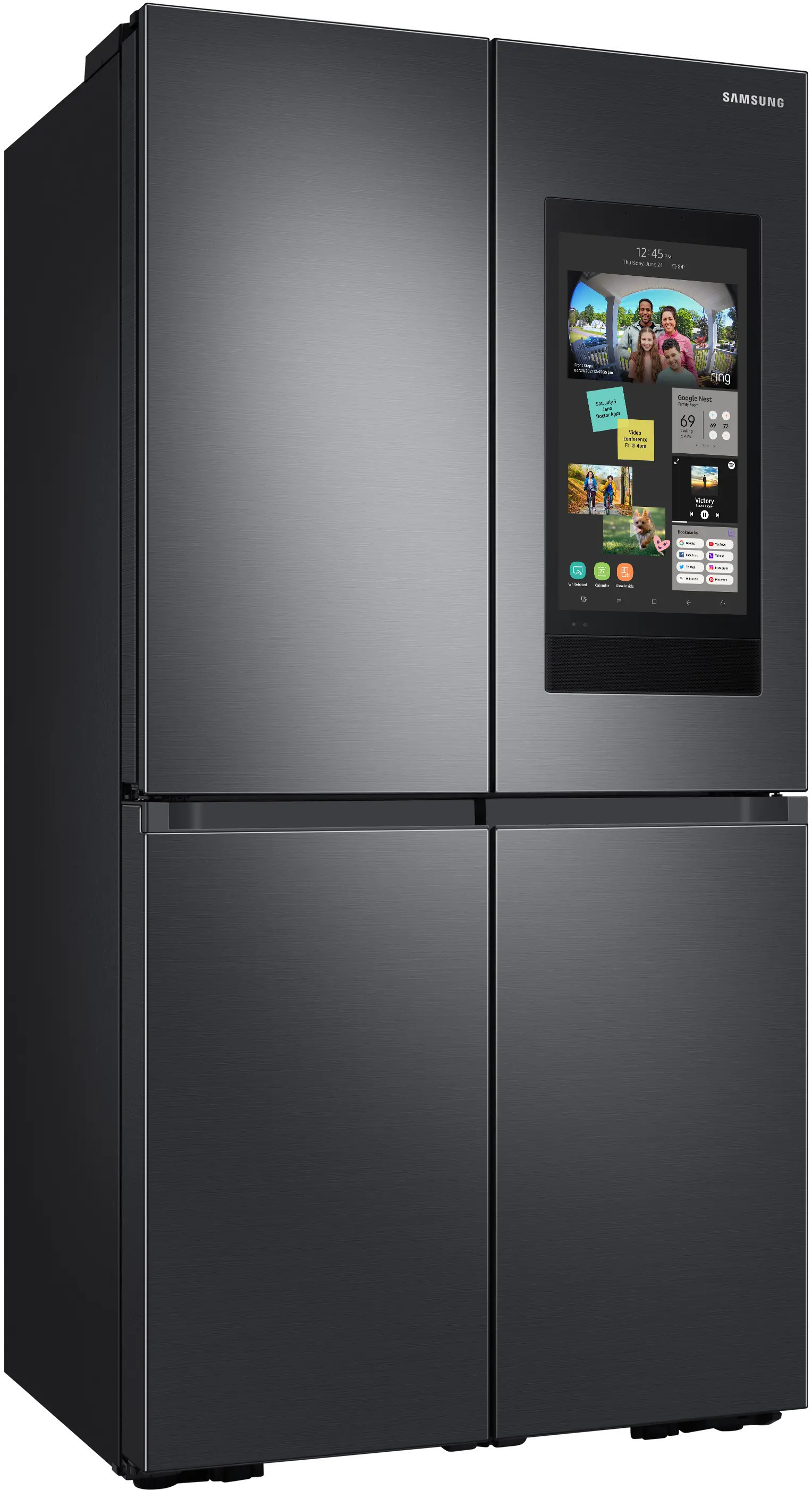 RF23A9771SG Samsung 23 cu ft 4 Door Flex Refrigerator - Counter Depth Stainless Steel-2