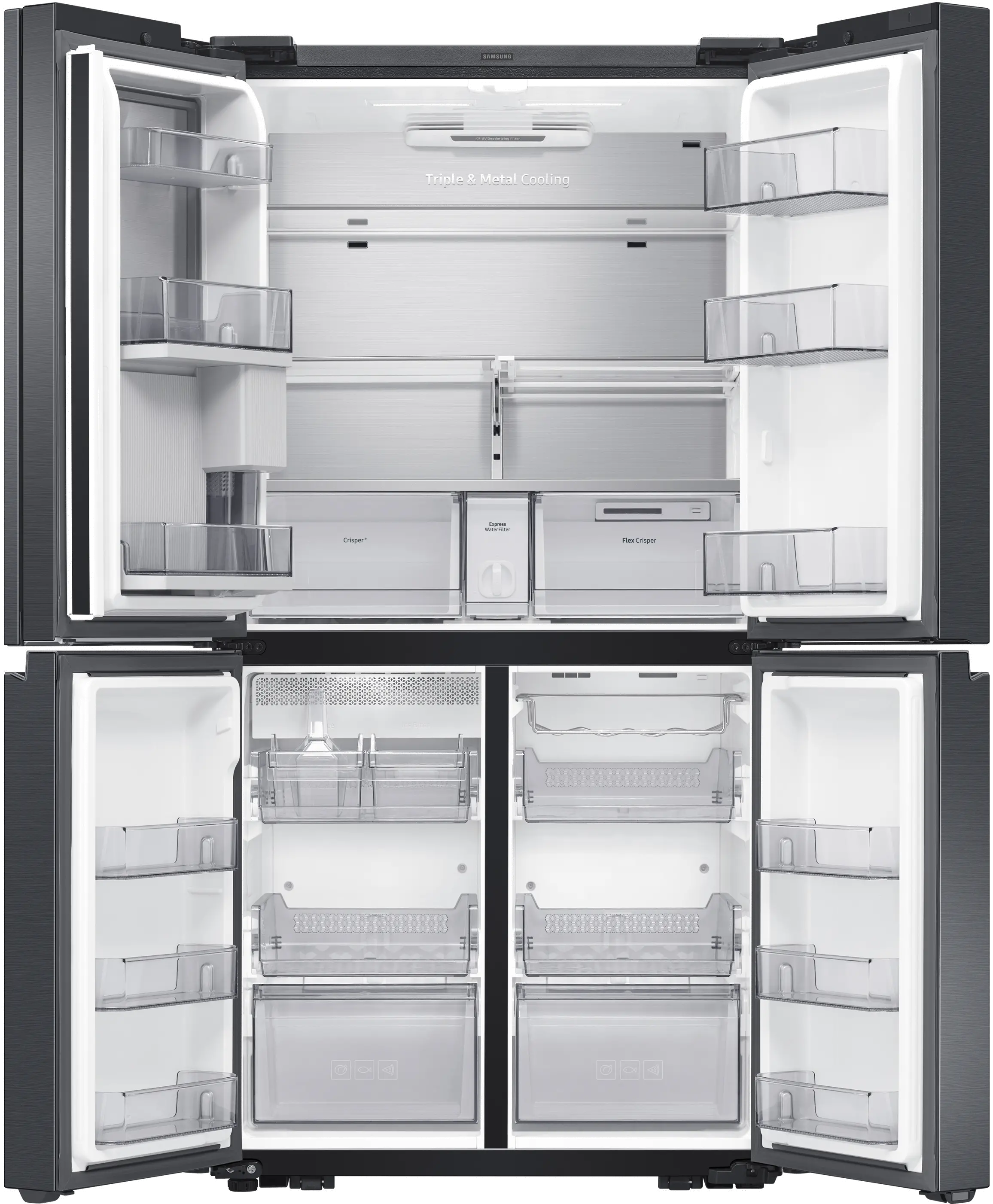 RF23A9771SG Samsung 23 cu ft 4 Door Flex Refrigerator - Counter Depth Stainless Steel-4