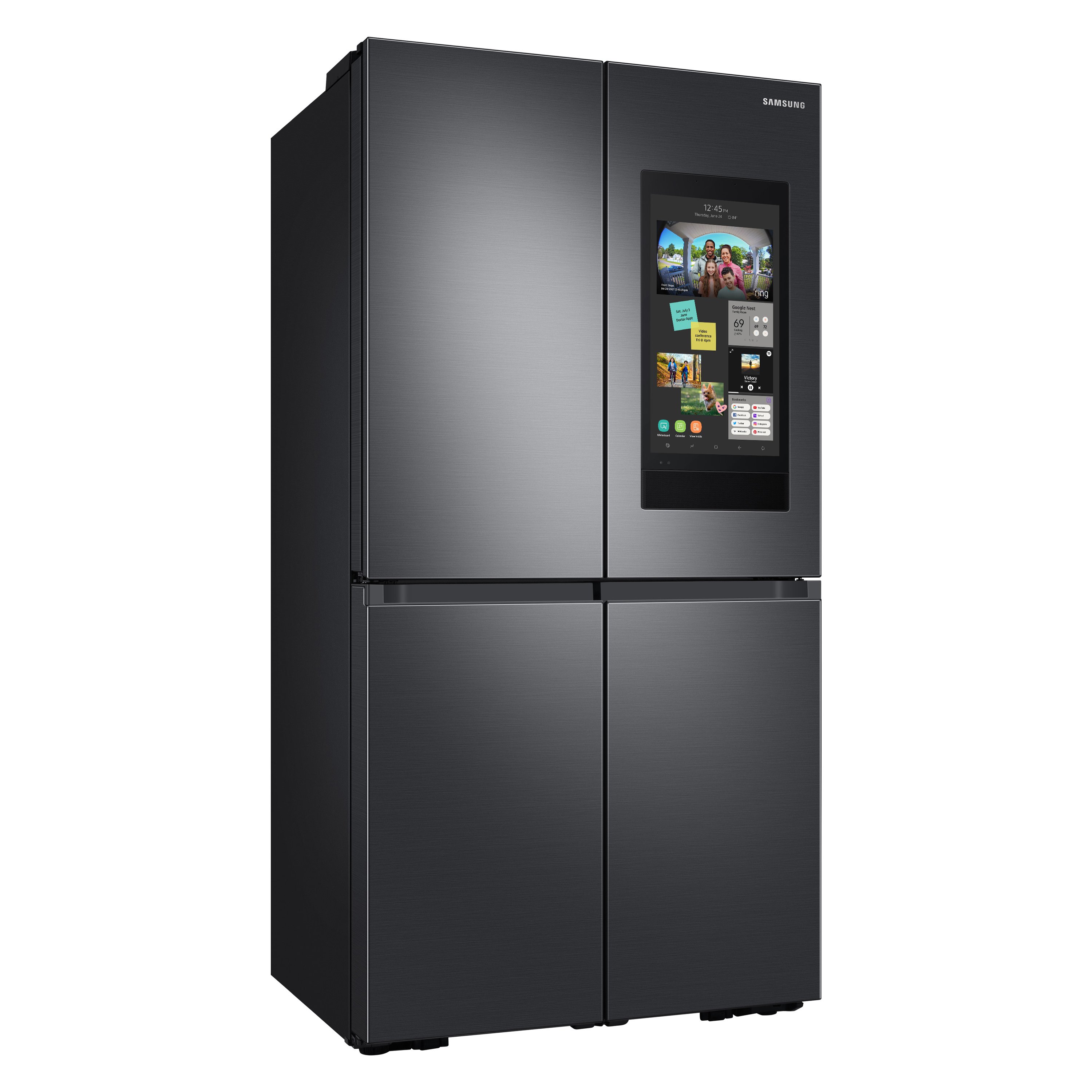 RF23A9771SG Samsung 23 cu ft Counter Depth Flex Refrigerator with Family Hub - 36 W Fingerprint Resistant Stainless Steel-2