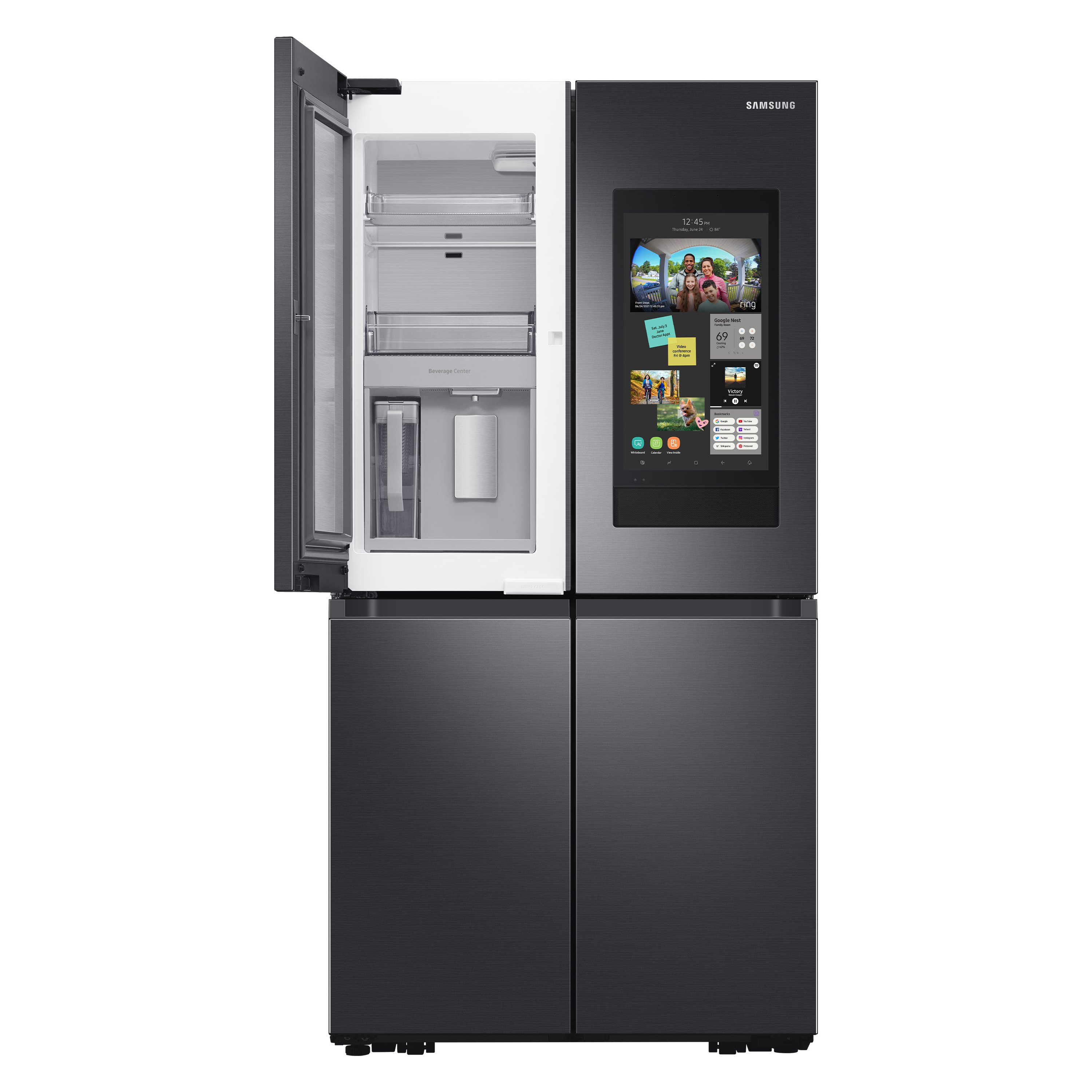 RF23A9771SG Samsung 23 cu ft Counter Depth Flex Refrigerator with Family Hub - 36 W Fingerprint Resistant Stainless Steel-6