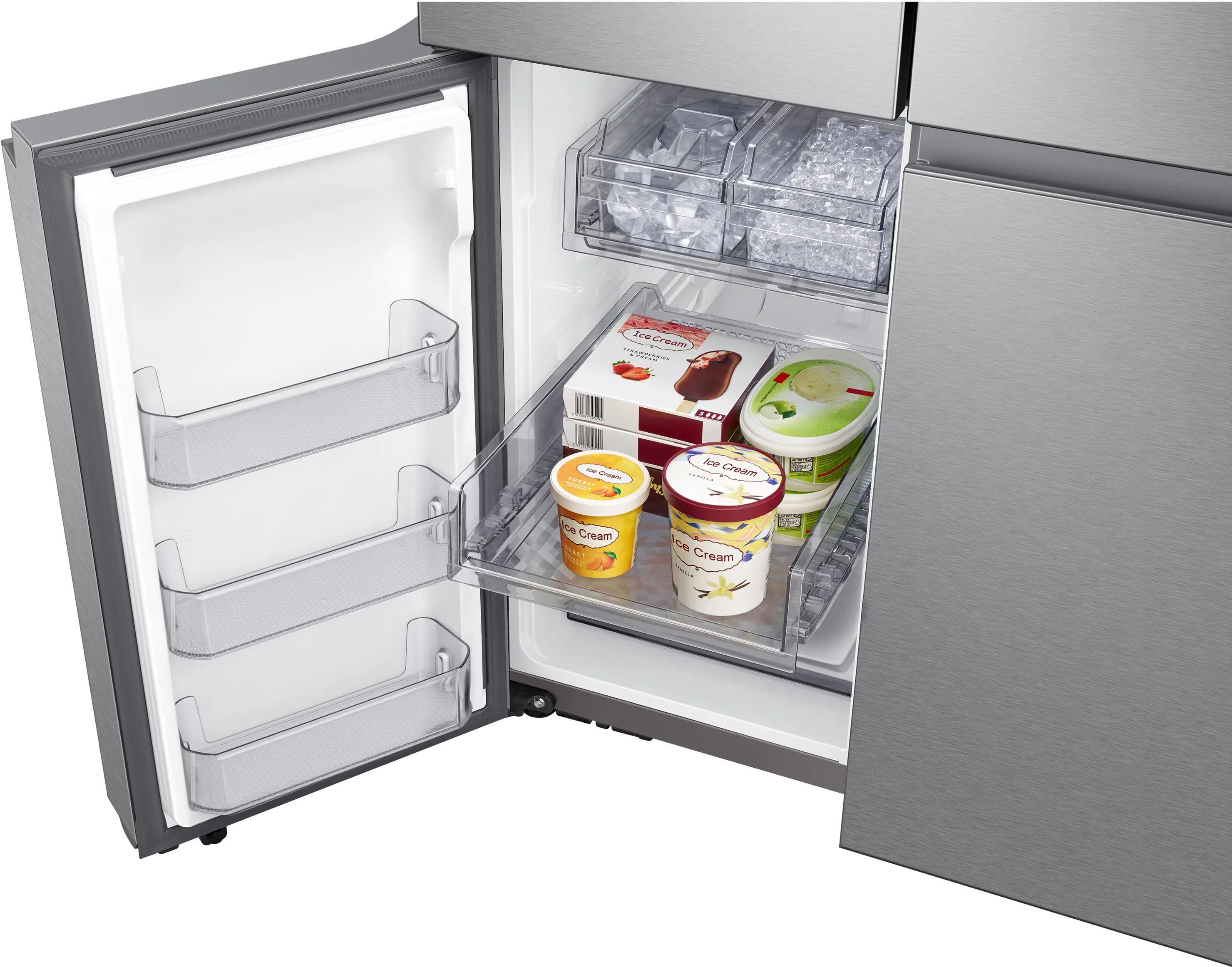 RF23A9771SR Samsung 23 cu ft 4 Door Flex Refrigerator - Counter Depth Stainless Steel-5