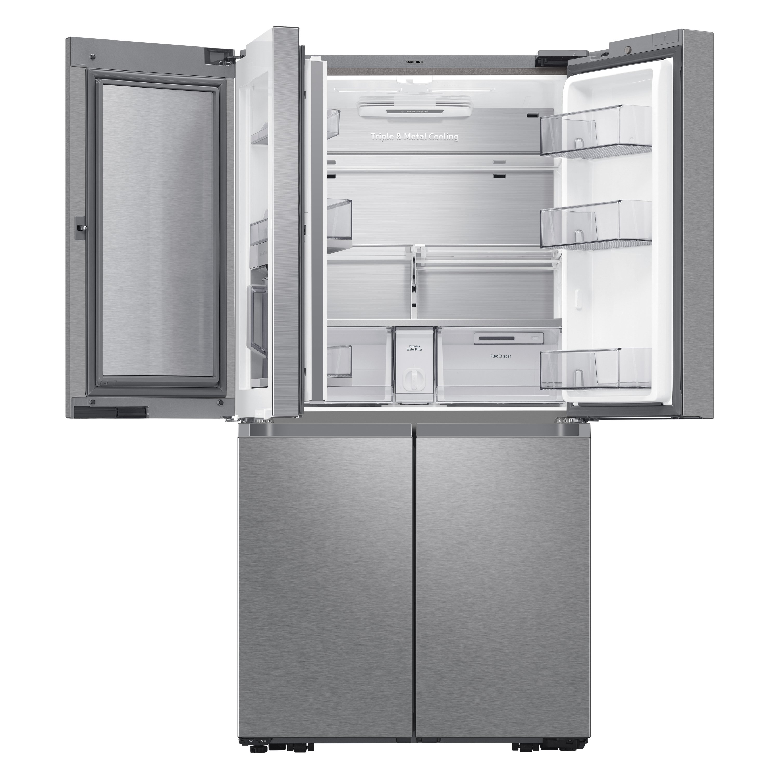 RF23A9771SR Samsung 23 cu ft Counter Depth Flex Refrigerator with Family Hub - 36 W Fingerprint Resistant Stainless Steel-3