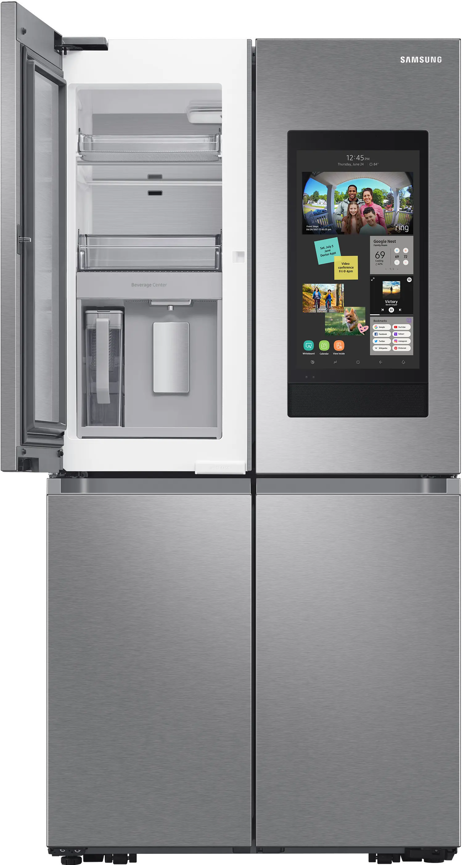 RF29A9771SR Samsung 28.6 cu ft 4 Door Flex Refrigerator - Stainless Steel-6