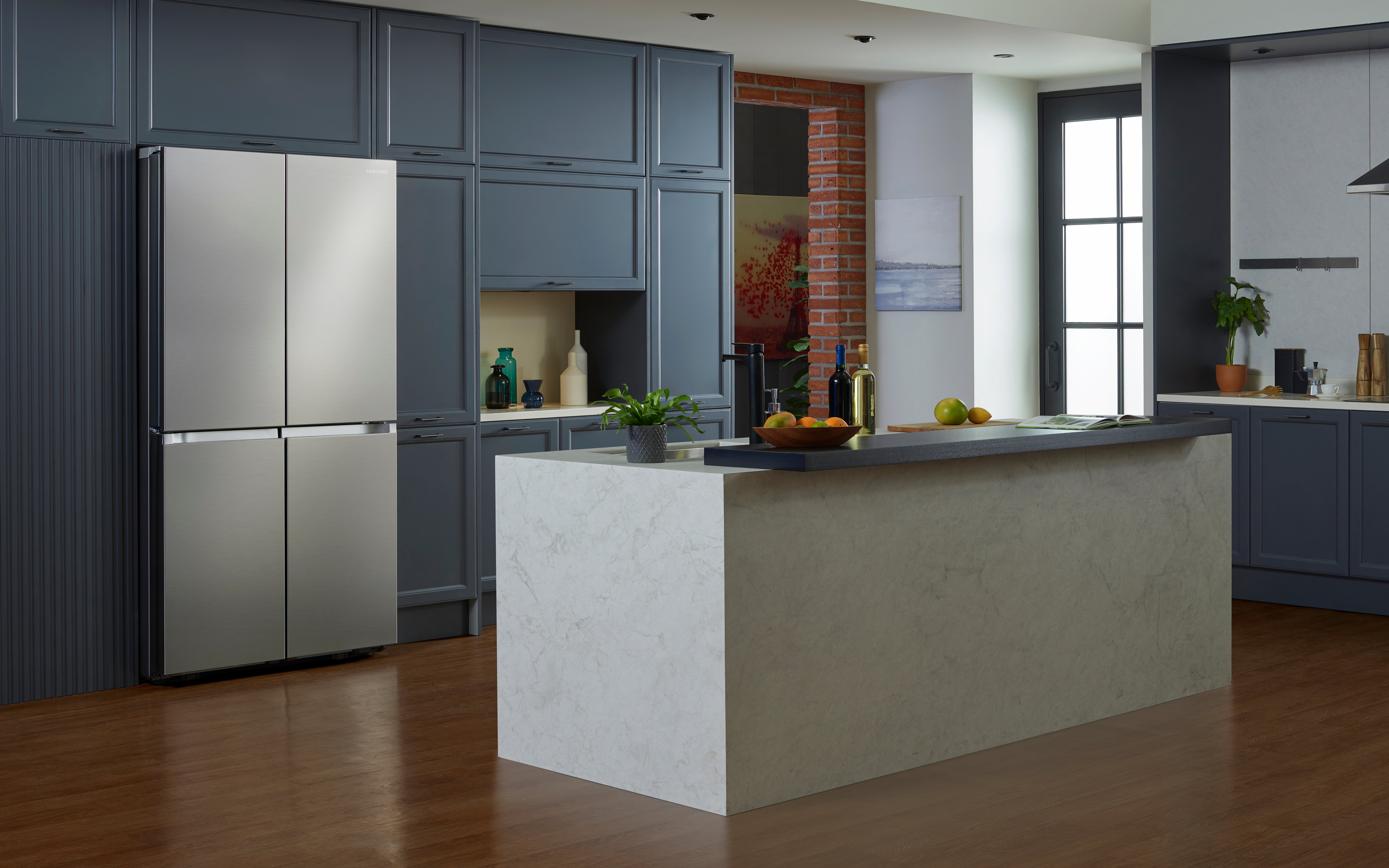 RF29A9671SR Samsung 29.2 cu ft 4-Door Flex Refrigerator with Beverage Center - 36 W Fingerprint Resistant Stainless Steel-11