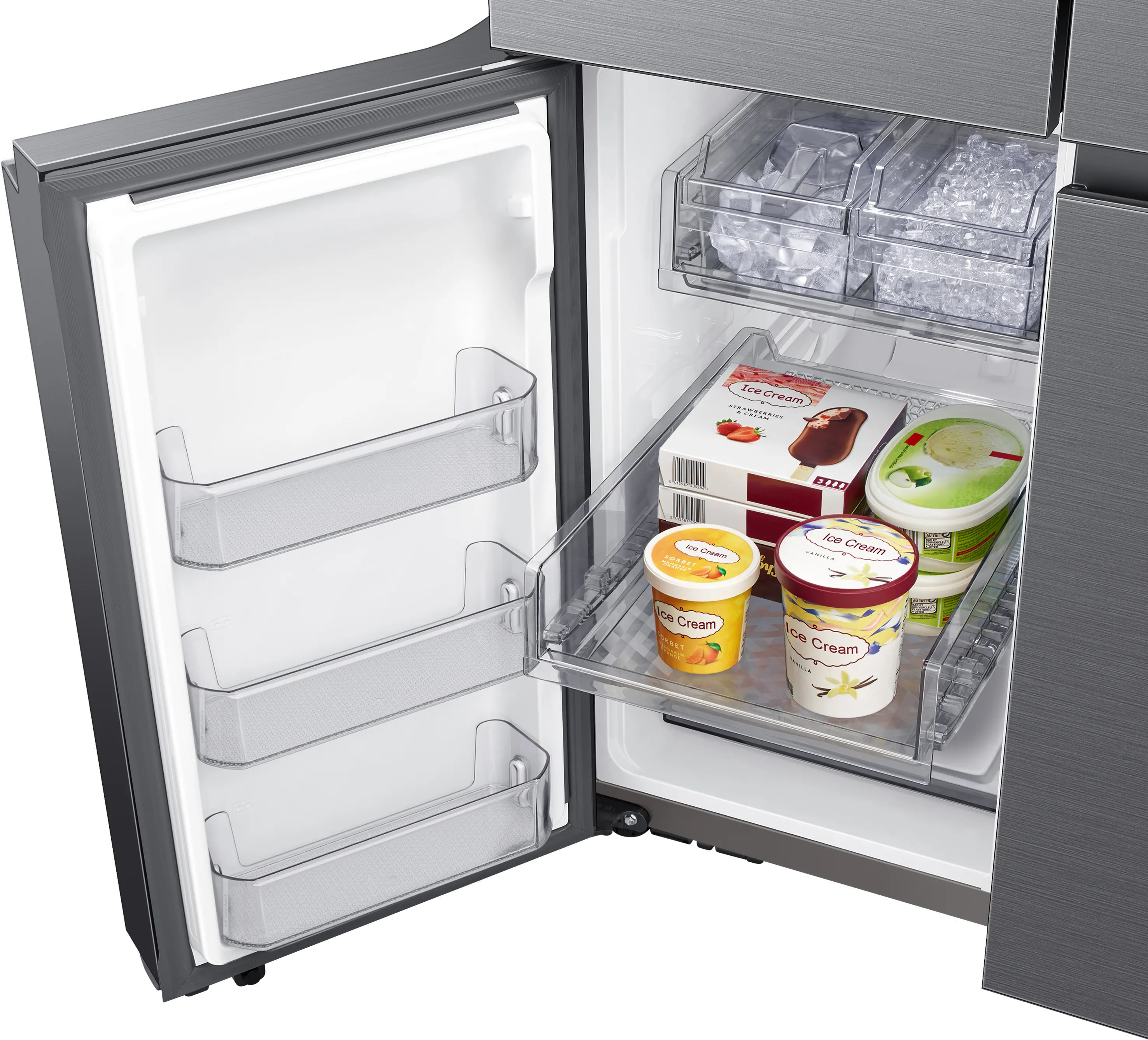 RF23A9071SG Samsung 23 cu ft 4 Door Flex Refrigerator - Counter Depth Black Stainless Steel-6