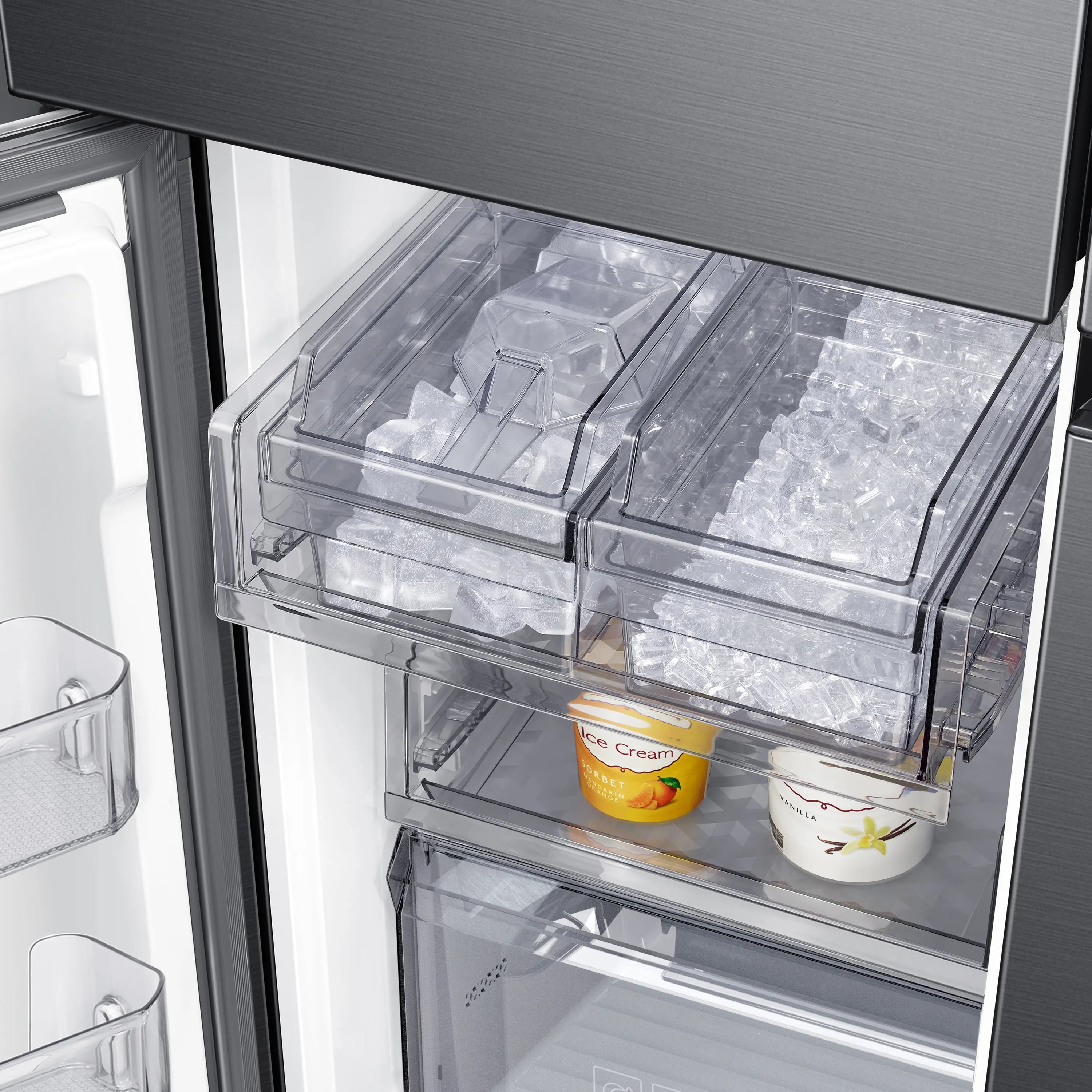 RF23A9071SG Samsung 23 cu ft 4 Door Flex Refrigerator - Counter Depth Black Stainless Steel-7