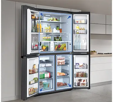 RF29A9071SG Samsung 29.2 cu ft 4 Door Flex Refrigerator - Black Stainless Steel-6