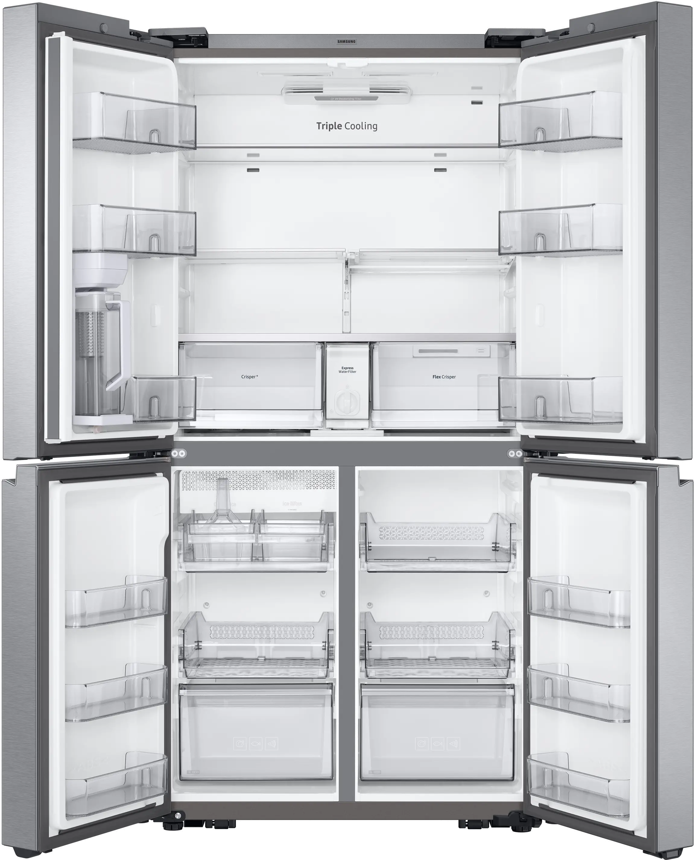 RF29A9071SR Samsung 29.2 cu ft 4 Door Flex Refrigerator - Stainless Steel-2
