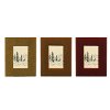 Assorted Velvet Red, Gold or Orange Picture Frame