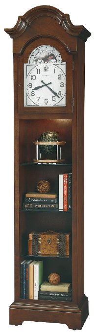 Howard Miller Cherry Bordeaux Floor Clock - Isadora II