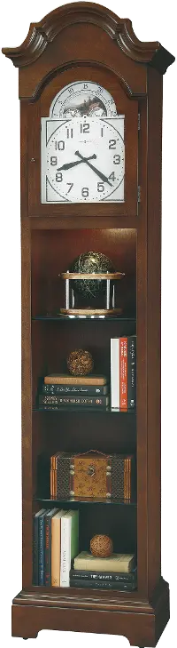 Howard Miller Cherry Bordeaux Floor Clock - Isadora II