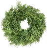 8 Inch Round Green Faux Cedar Wreath Arrangement