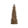 18 Inch Brown Faux Feather Tree