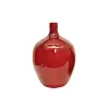 Clearance 15 Inch Red Glass Bottle