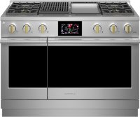 ZDP484NGTSS Monogram 48 Inch Professional Dual Fuel Smart Range with Griddle and Grill - Stainless Steel