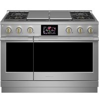 ZDP484NGTSS Monogram 48 Inch Professional Dual Fuel Smart Range with Griddle and Grill - Stainless Steel-5