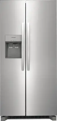 FRSS2323AS Frigidaire 22.3 cu ft Side by Side Refrigerator - 33 W Stainless Steel