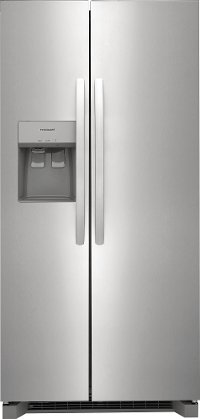 FRSS2323AS Frigidaire Side by Side Refrigerator - 22.3 cu. ft., 33 Inch Stainless Steel