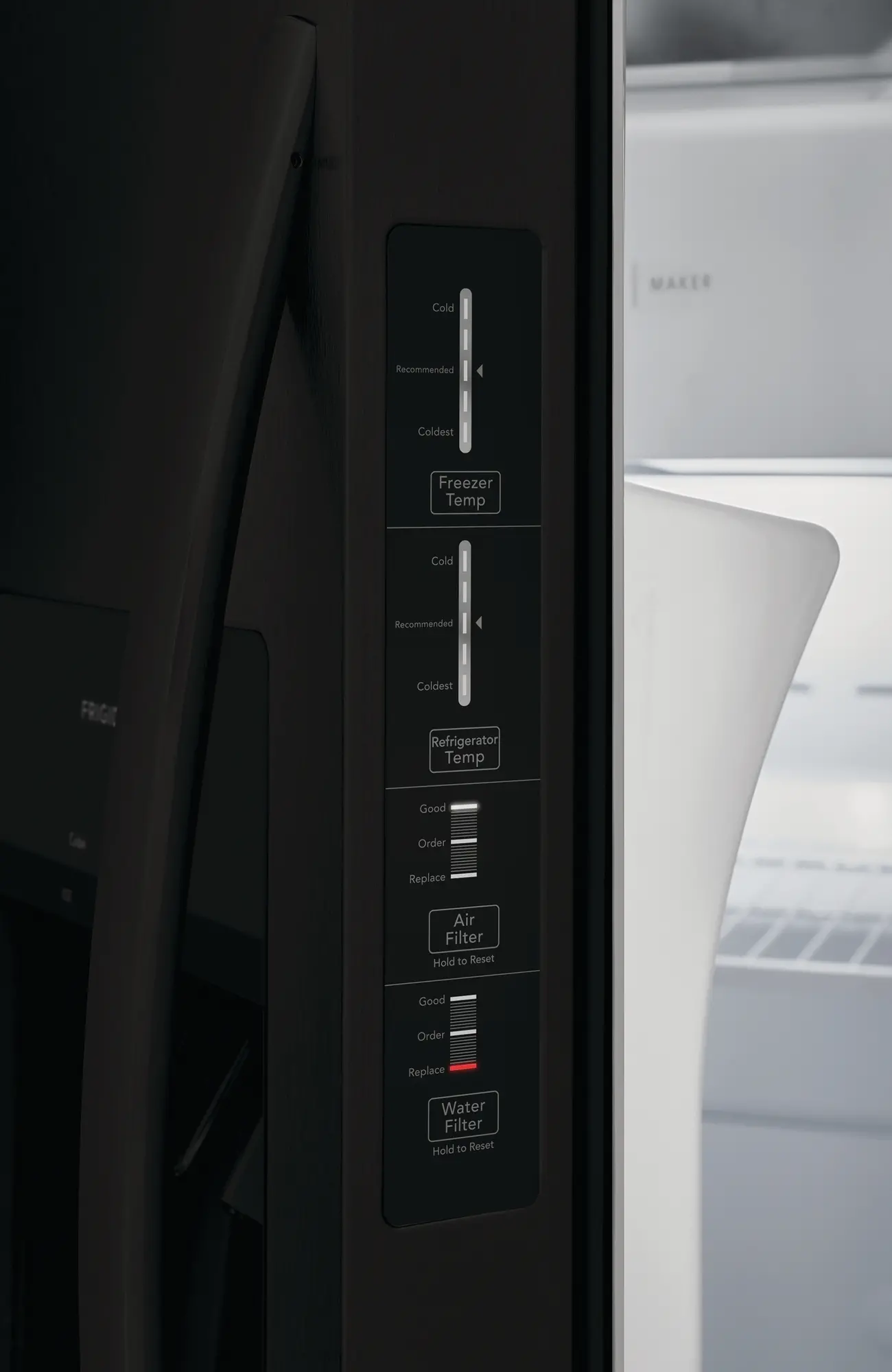 FRSS2323AB Frigidaire 22.3 cu ft Side by Side Refrigerator - 33 W Black-5