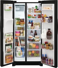 FRSS2323AB Frigidaire Side by Side Refrigerator - 22.3 cu. ft., 33 Inch Black-2