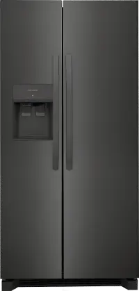FRSS2323AD Frigidaire 22.3 cu ft Side by Side Refrigerator - 33 W Black Stainless Steel