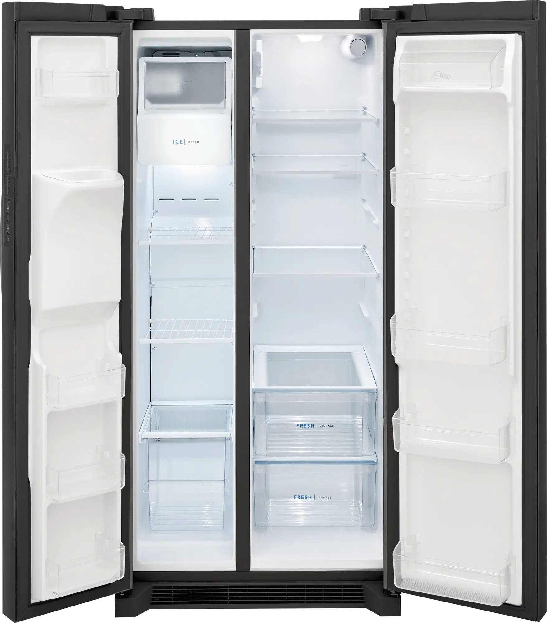 FRSS2323AD Frigidaire 22.3 cu ft Side by Side Refrigerator - 33 W Black Stainless Steel-4