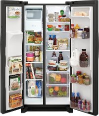 FRSS2323AD Frigidaire Side by Side Refrigerator - 22.3 cu. ft., 33 Inch Black Stainless Steel-2