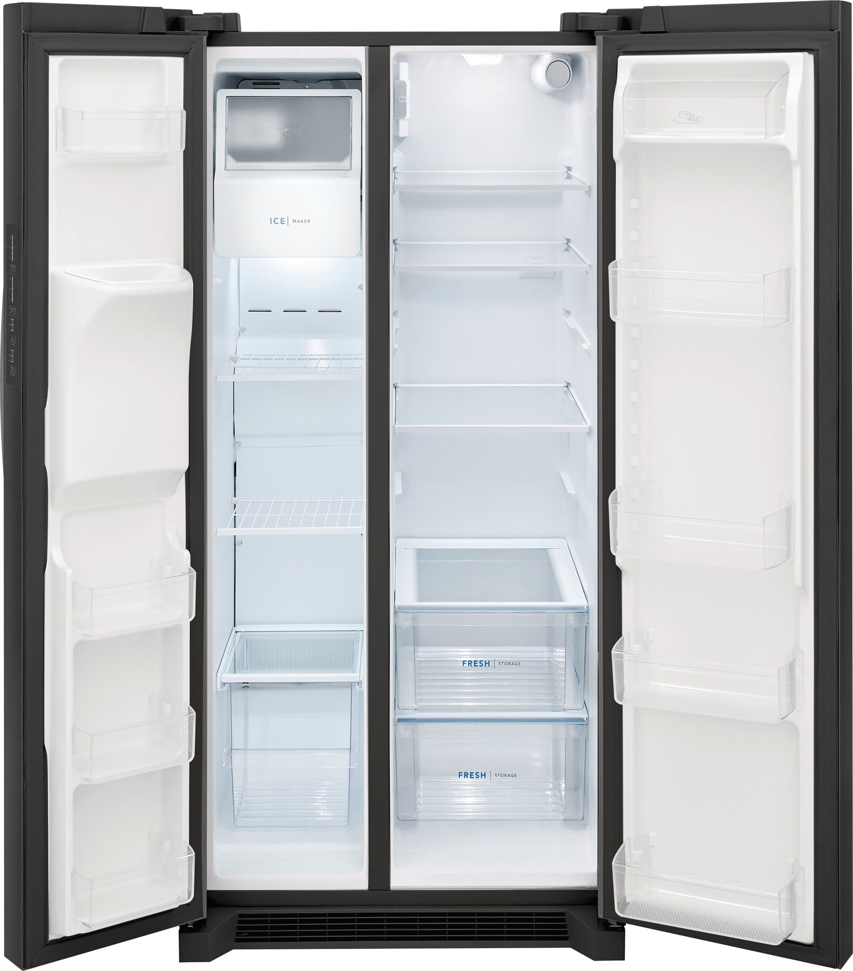FRSS2323AD Frigidaire Side by Side Refrigerator - 22.3 cu. ft., 33 Inch Black Stainless Steel-4