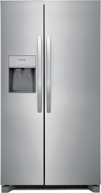 FRSS2623AS Frigidaire Side-by-Side Refrigerator - 36 Inch, 25.6 cu. ft., Stainless Steel-1