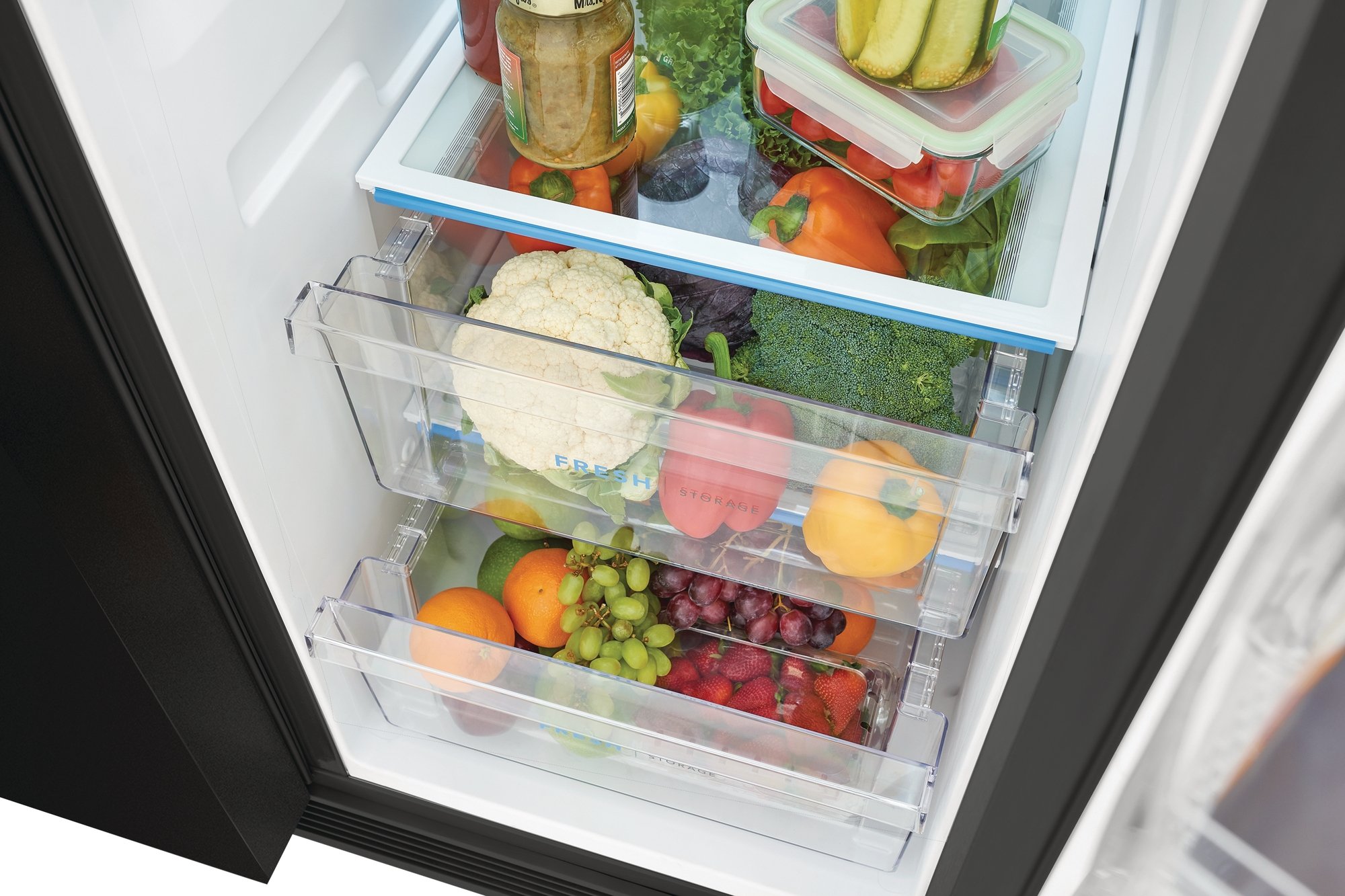 FRSS2623AB Frigidaire 36 Inch Side by Side Refrigerator - 25.6 cu. ft., Black-3