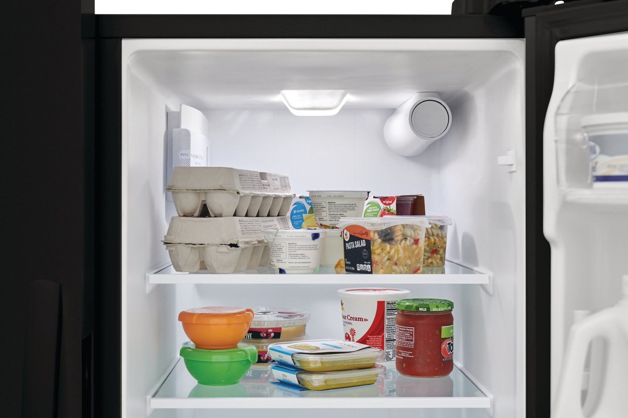 FRSS2623AB Frigidaire 36 Inch Side by Side Refrigerator - 25.6 cu. ft., Black-6