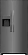 FRSS2623AD Frigidaire 25.6 cu ft Side by Side Refrigerator - Black Stainless Steel
