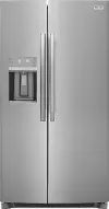GRSC2352AF Frigidaire Gallery 22.3 cu ft Side by Side Refrigerator - Counter Depth Stainless Steel