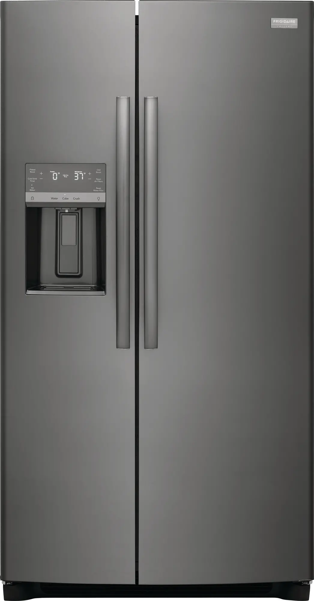 GRSC2352AD Frigidaire Gallery 22.3 cu ft Side by Side Refrigerator - Counter Depth Black Stainless Steel-1