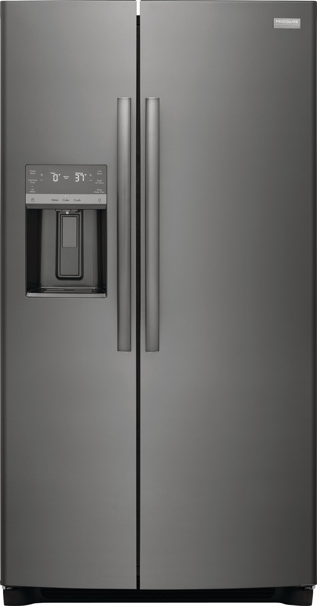 GRSC2352AD Frigidaire Gallery Counter Depth Side by Side Refrigerator - 22.3 cu. ft., 36 Inch Black Stainless Steel-1