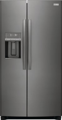 GRSC2352AD Frigidaire Gallery Counter Depth Side by Side Refrigerator - 22.3 cu. ft., 36 Inch Black Stainless Steel