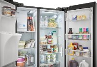 GRSC2352AD Frigidaire Gallery Counter Depth Side by Side Refrigerator - 22.3 cu. ft., 36 Inch Black Stainless Steel-3