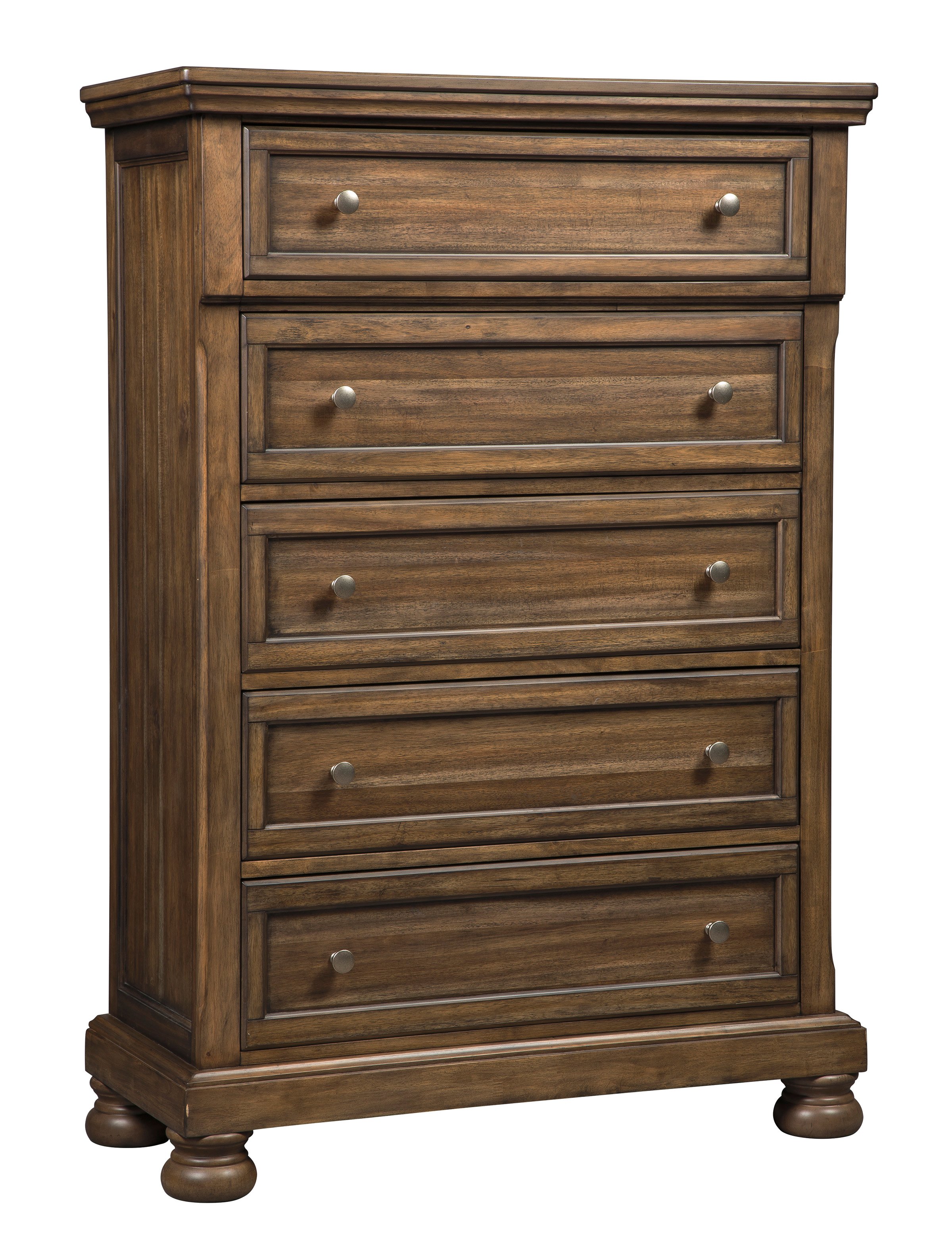 Traditional Tobacco Brown Chest of Drawers - Branburry-2