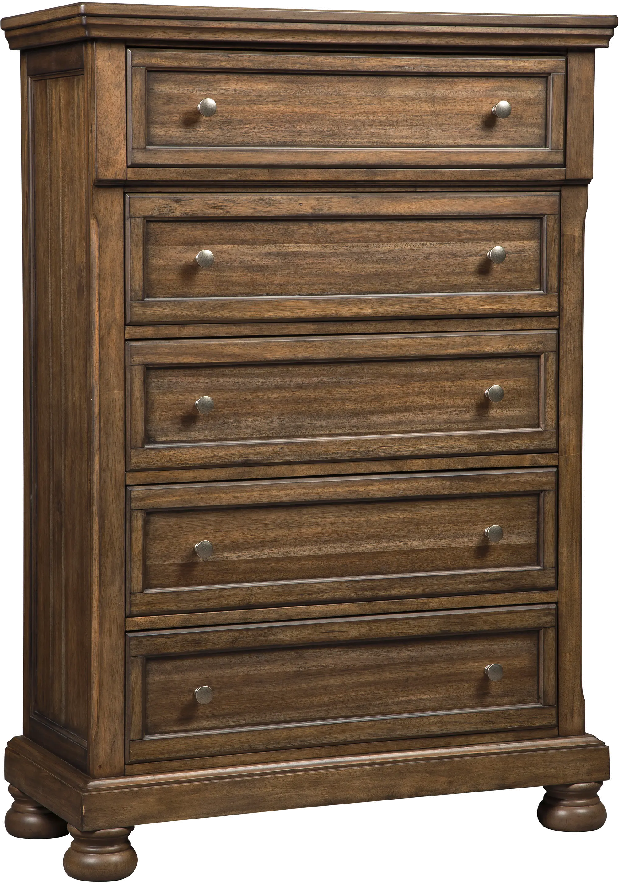 Traditional Tobacco Brown Chest of Drawers - Branburry-2