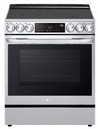 LSEL6335F LG 30 Inch Smart Electric Range with InstaView Window - 6.3 cu. ft., Stainless Steel