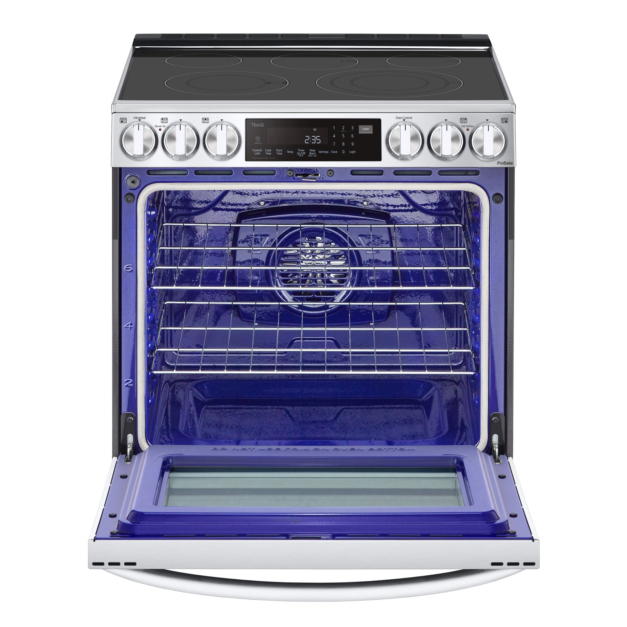 LSEL6335F LG 30 Inch Smart Electric Range with InstaView Window - 6.3 cu. ft., Stainless Steel-2