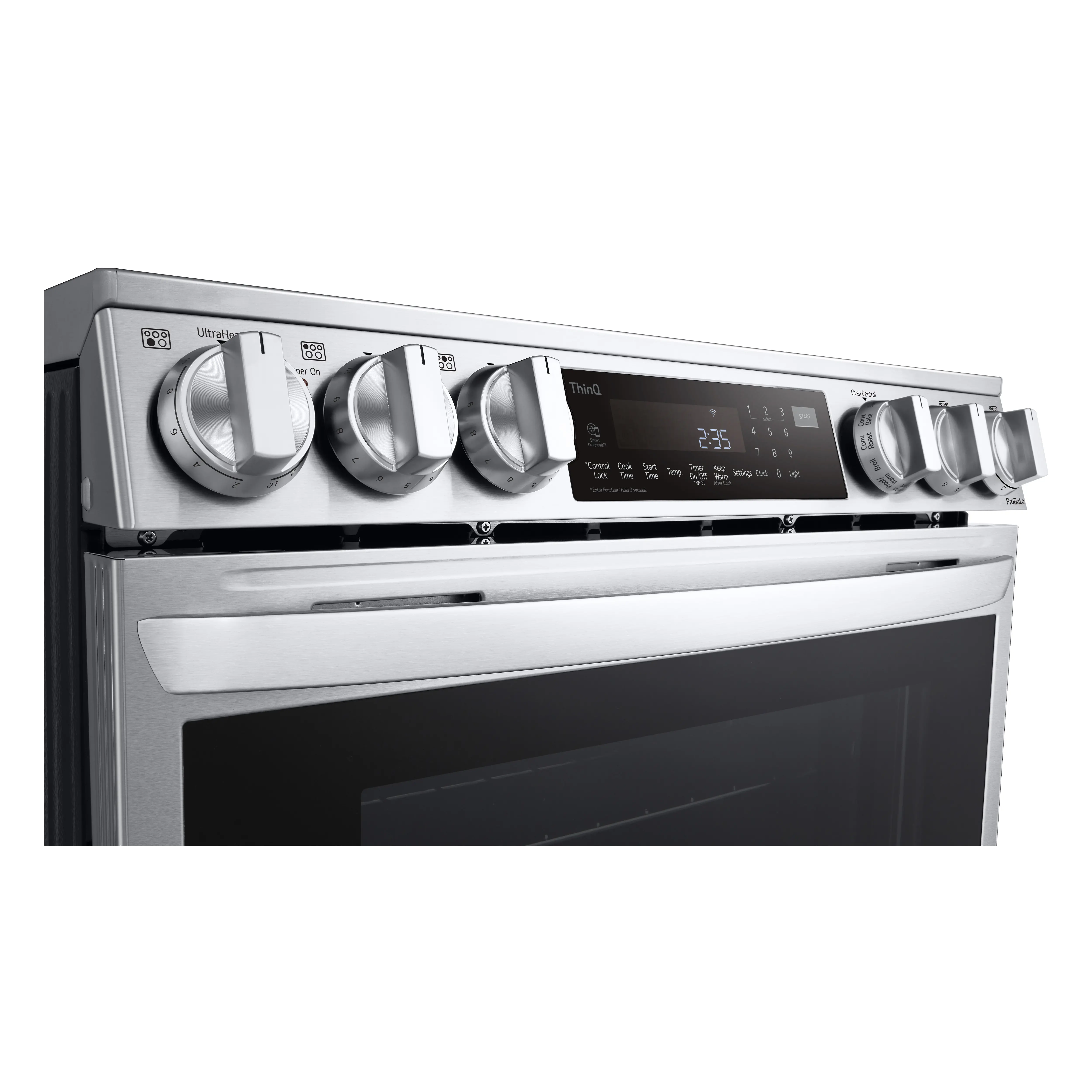LSEL6335F LG 30 Inch Smart Electric Range with InstaView Window - 6.3 cu. ft., Stainless Steel-5
